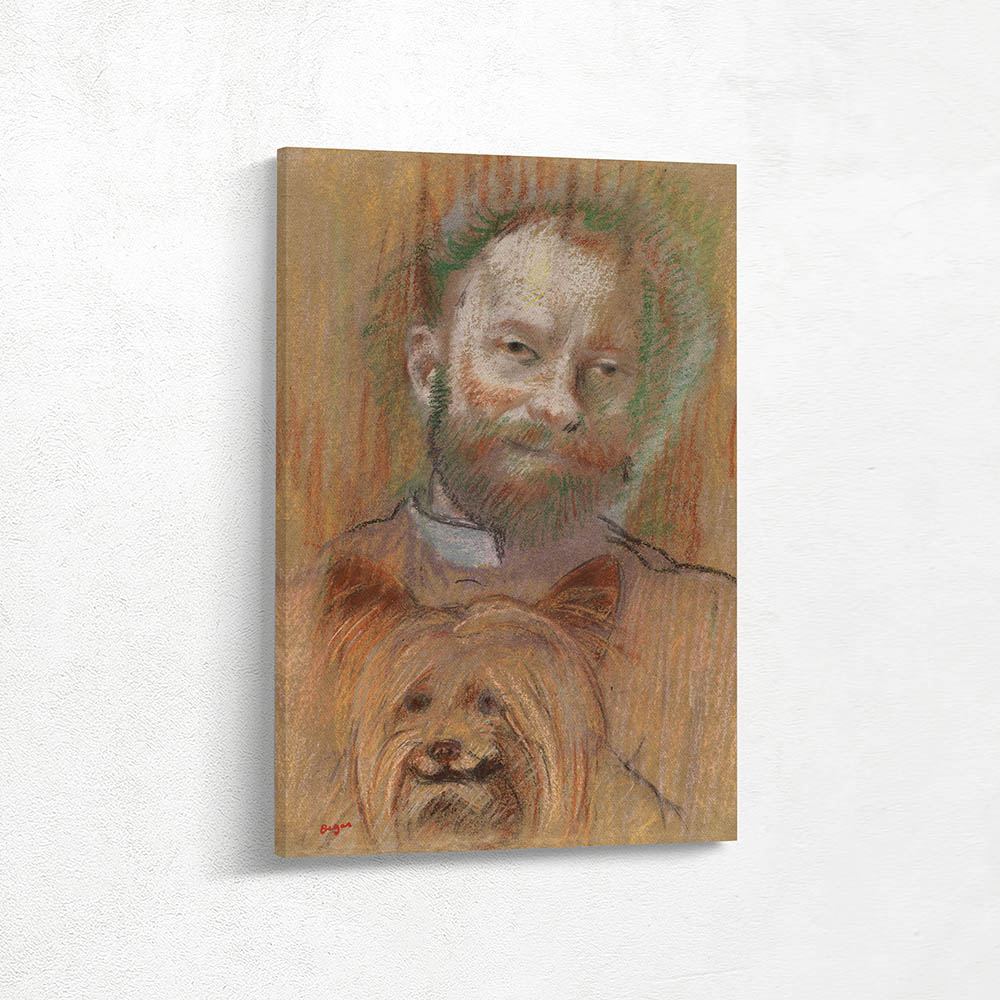 Ludovic Lepic Holding His Dog Ludovic Lepic Holding His Dog