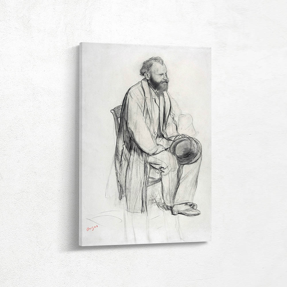 Édouard Manet, Seated, Holding His Hat