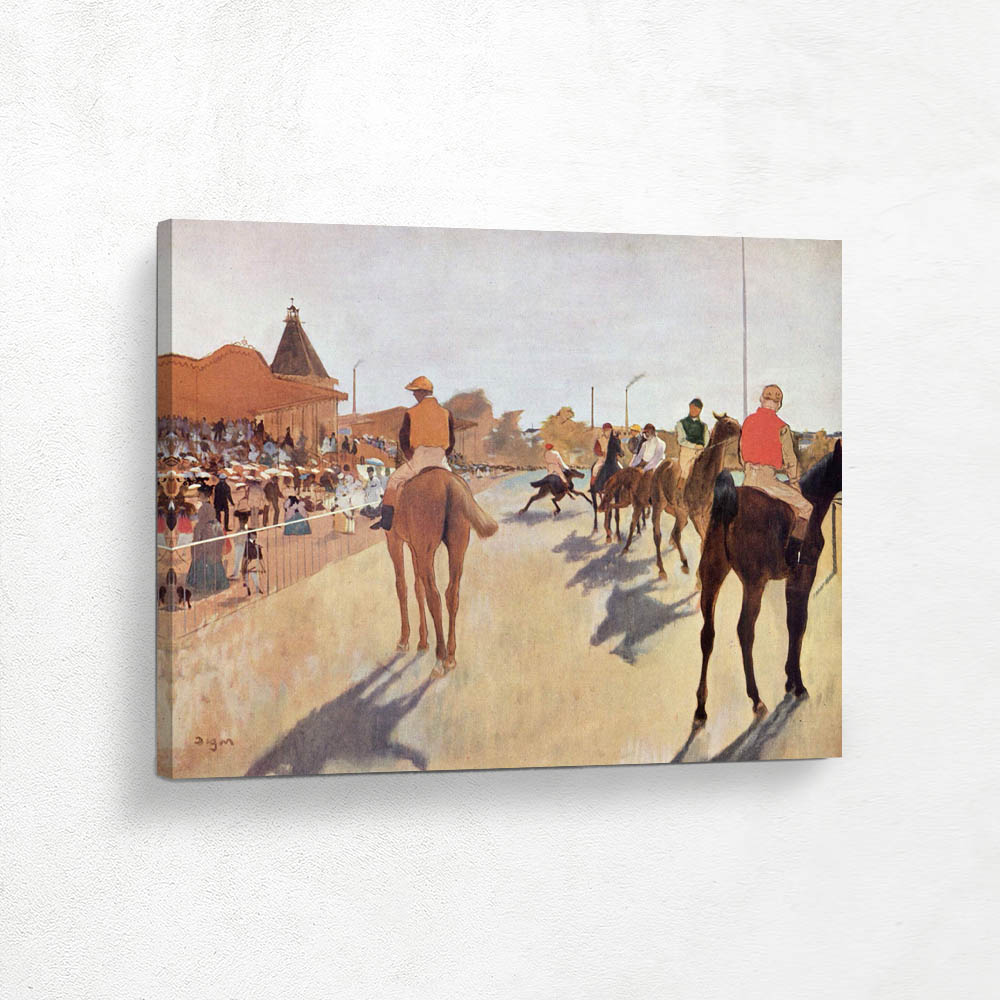 The Parade (Racehorses in Front of the Stands)