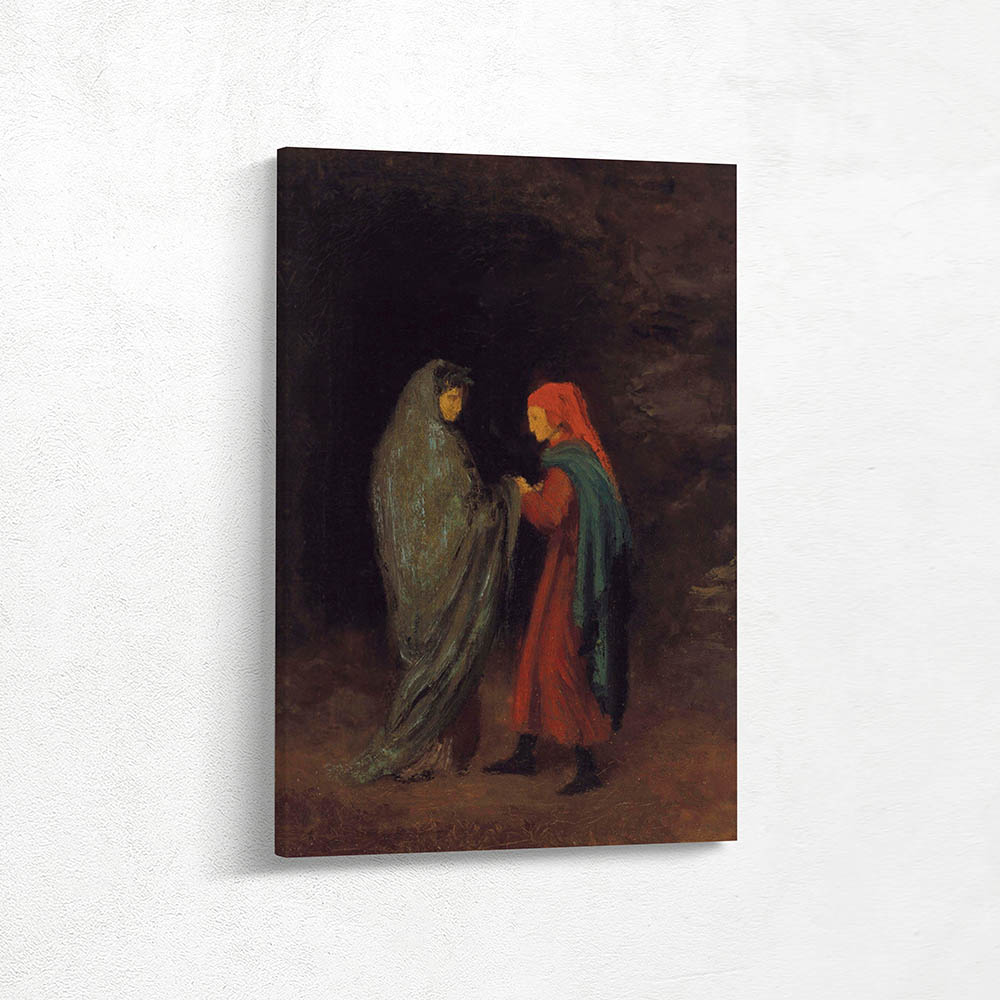 Virgil and Dante at the gates of hell