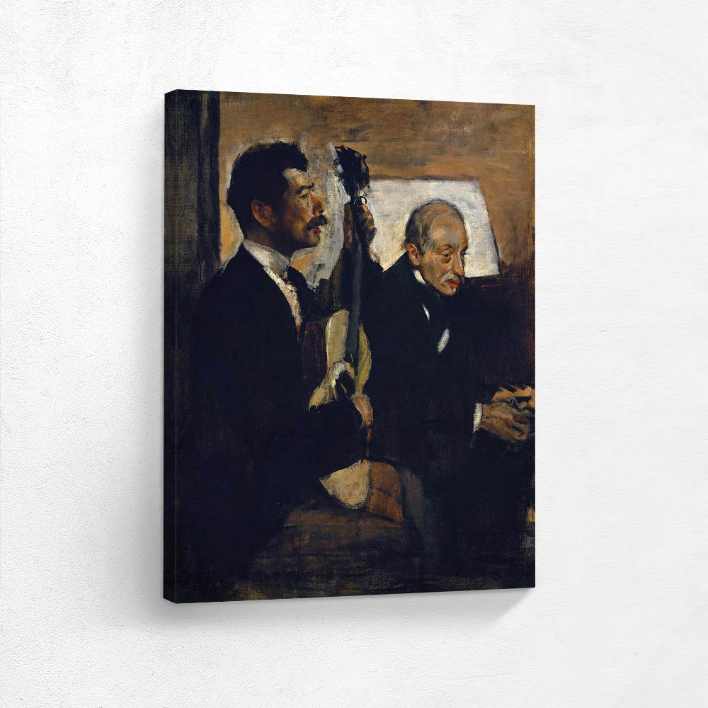 Degas’ Father Listening to Lorenzo Pagans Playing the Guitar