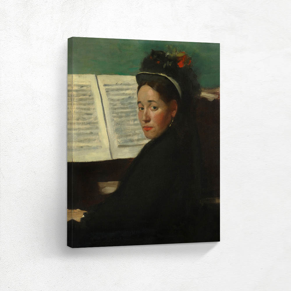 Mademoiselle Didau at the Piano
