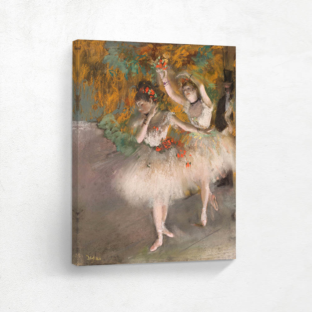 Two Dancers Entering the Stage