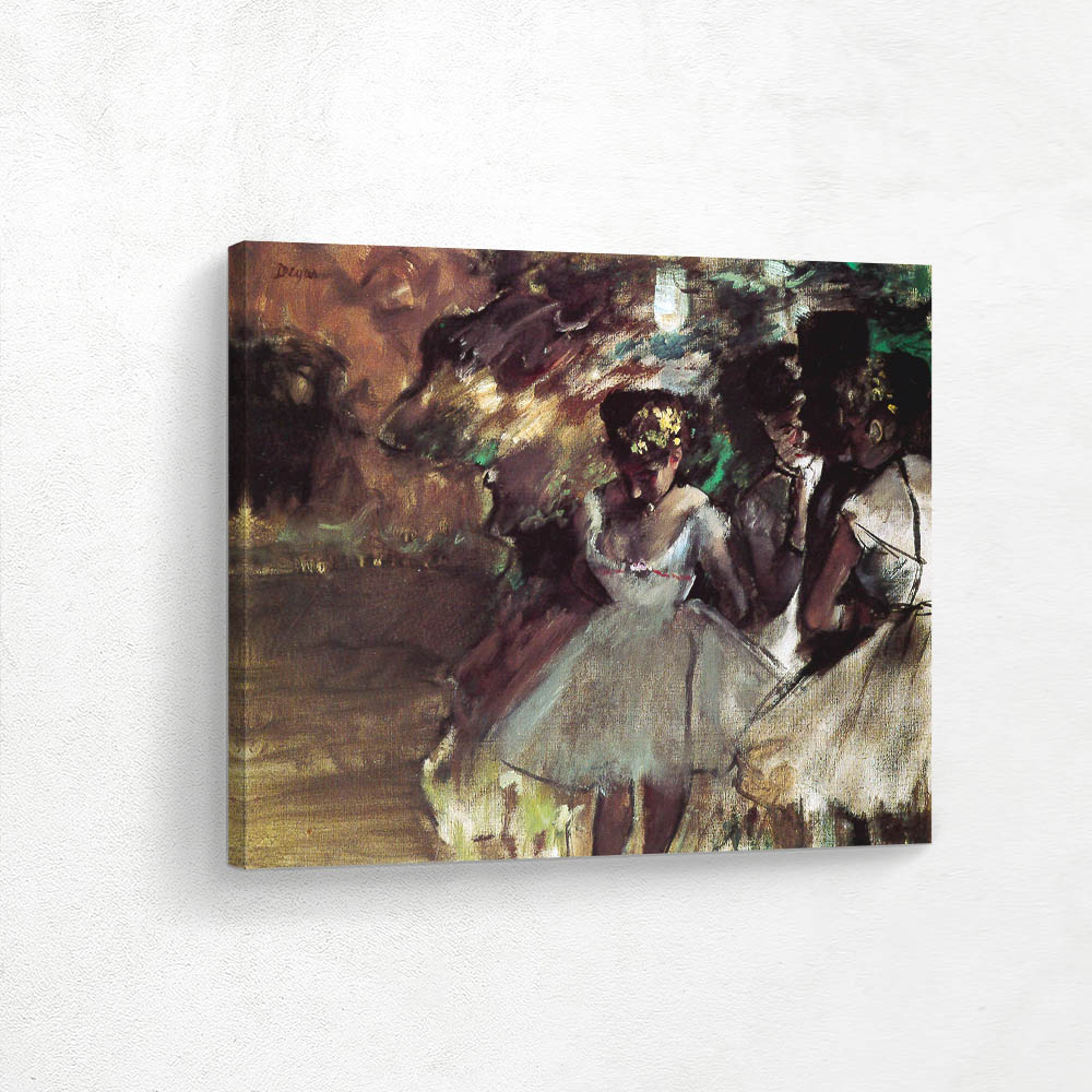 Three Dancers behind the Scenes