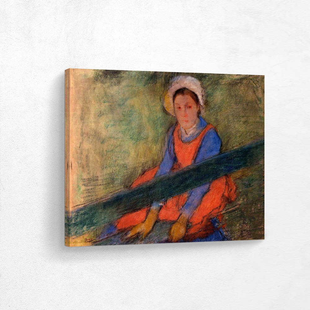 Woman Seated on a Bench