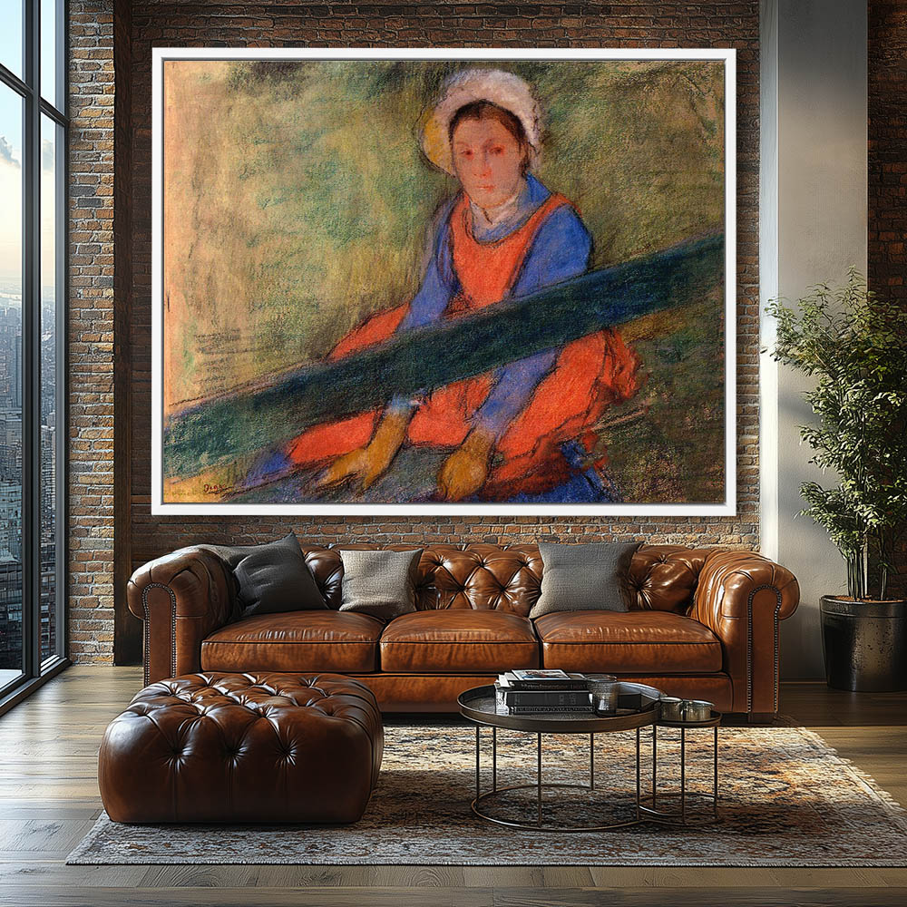 Woman Seated on a Bench - Image 4