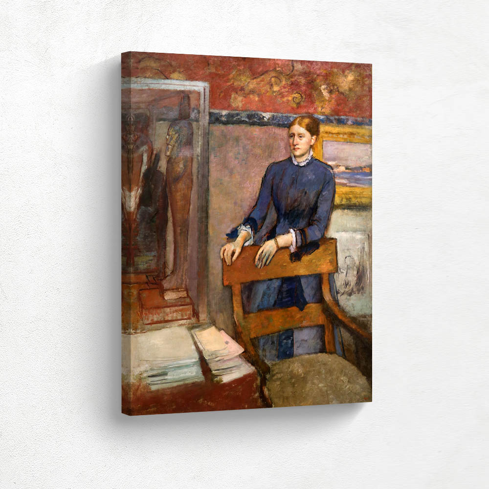 Helene Rouart in Her Father s Study