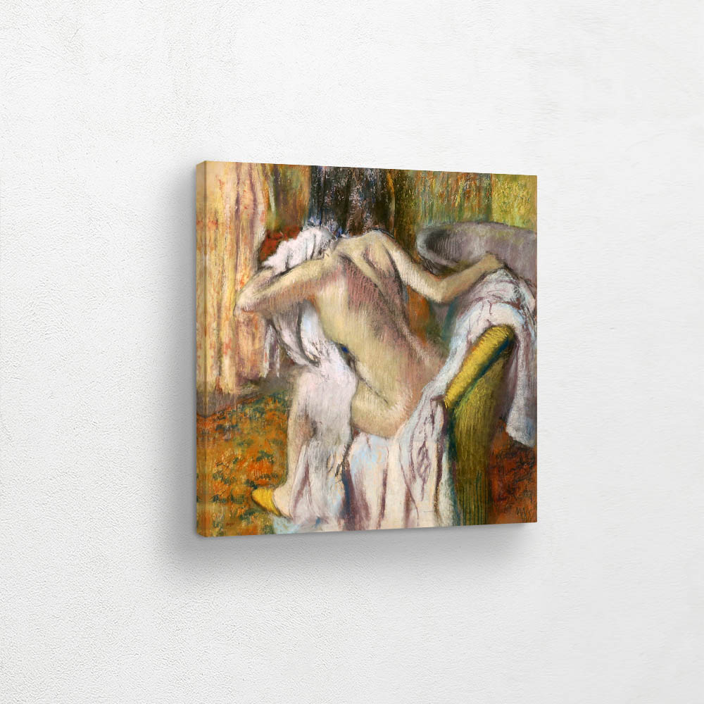 After the Bath, Woman Drying Herself