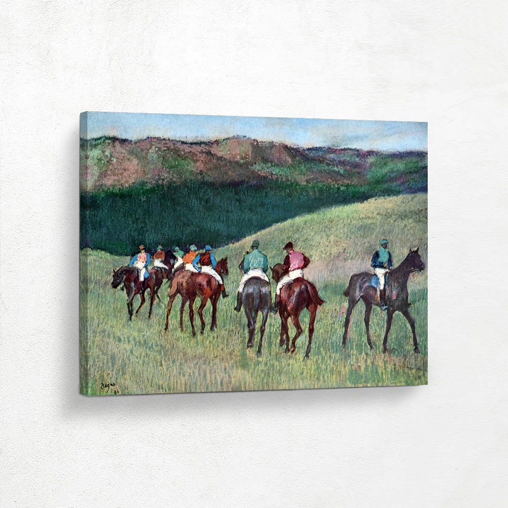 Racehorses in a Landscape