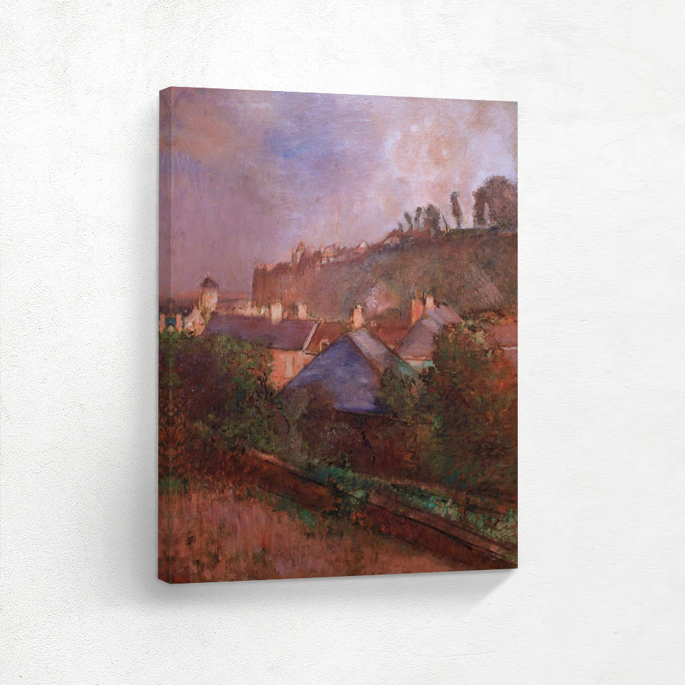 Houses at the Foot of a Cliff