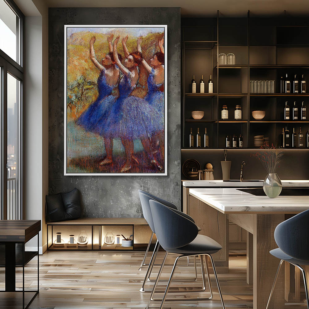 Three Dancers in Purple Skirts - Image 4