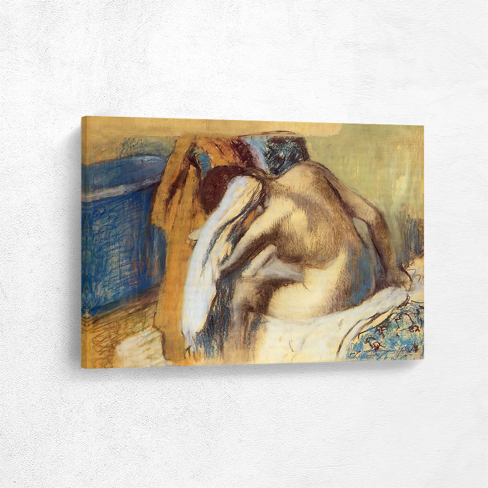 Woman Drying Her Hair