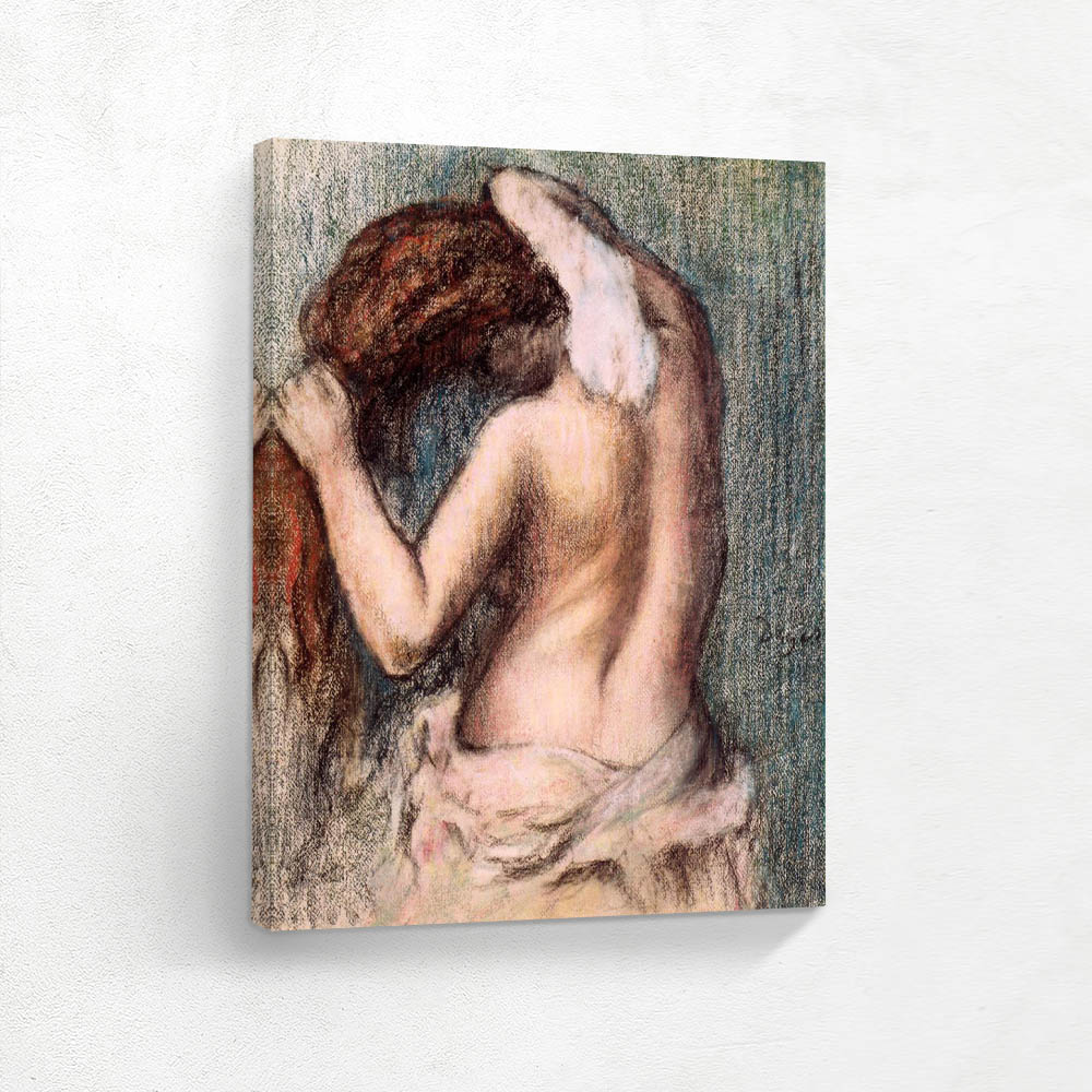 Woman drying Herself