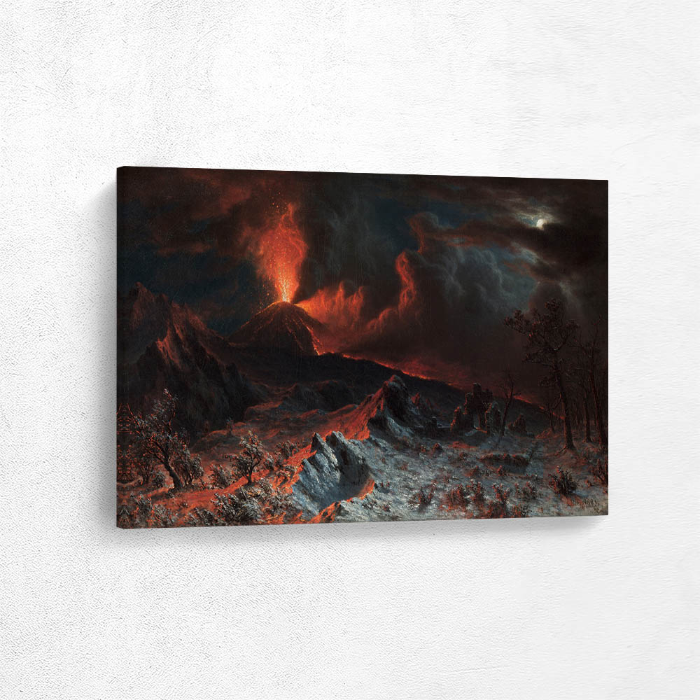 Mount Vesuvius at Midnight