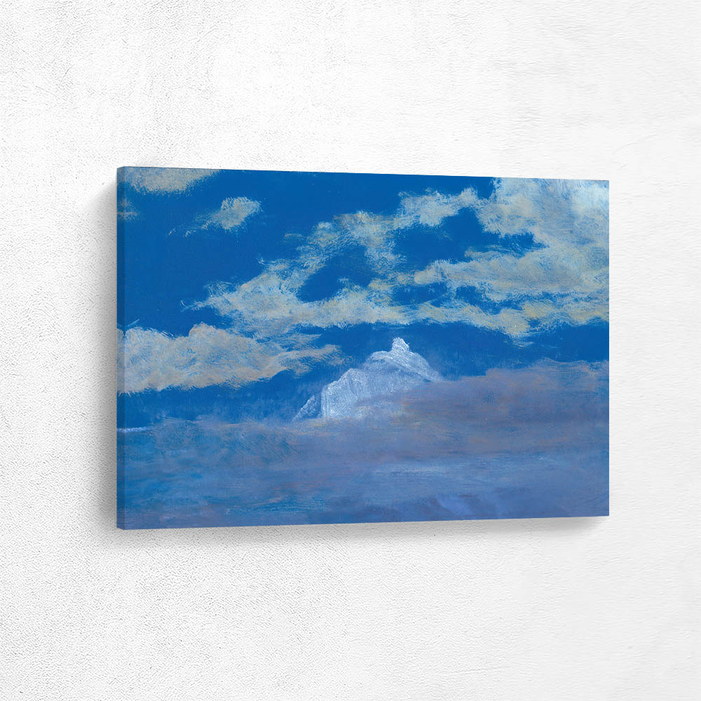 Cloud Study With Mountain Peak 