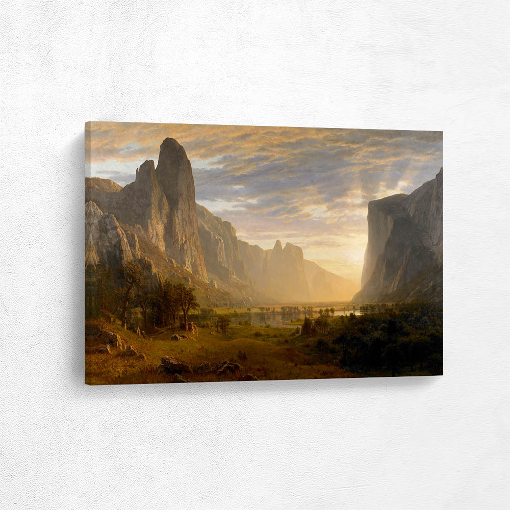 Looking Down Yosemite Valley, California