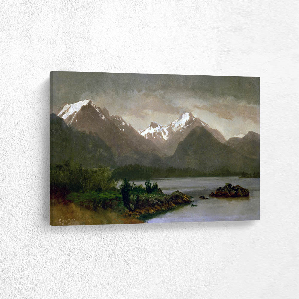 Untitled (mountains and lake)