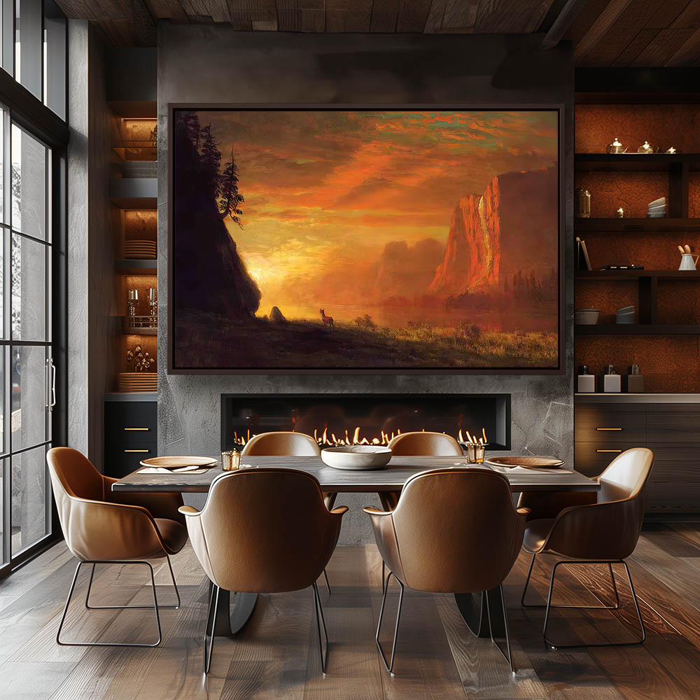 Deer at Sunset - Image 3