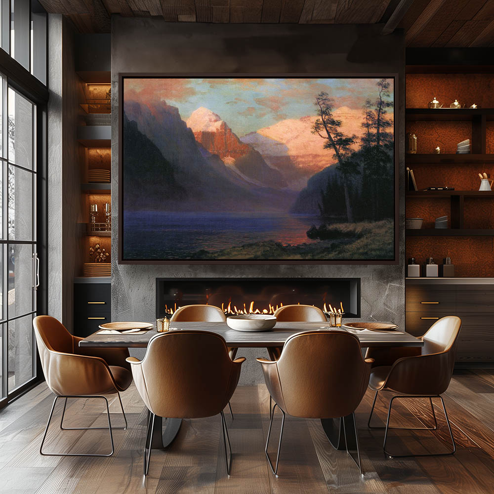 Evening Glow, Lake Louise - Image 3