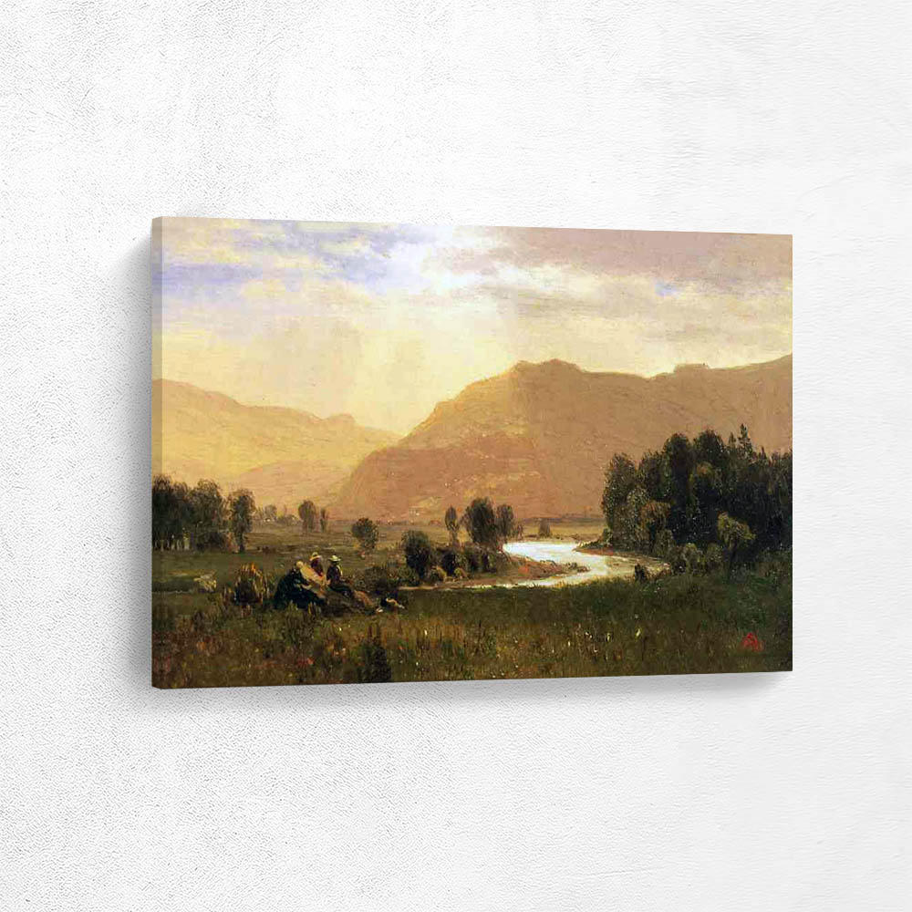 Figures in a Hudson River Landscape