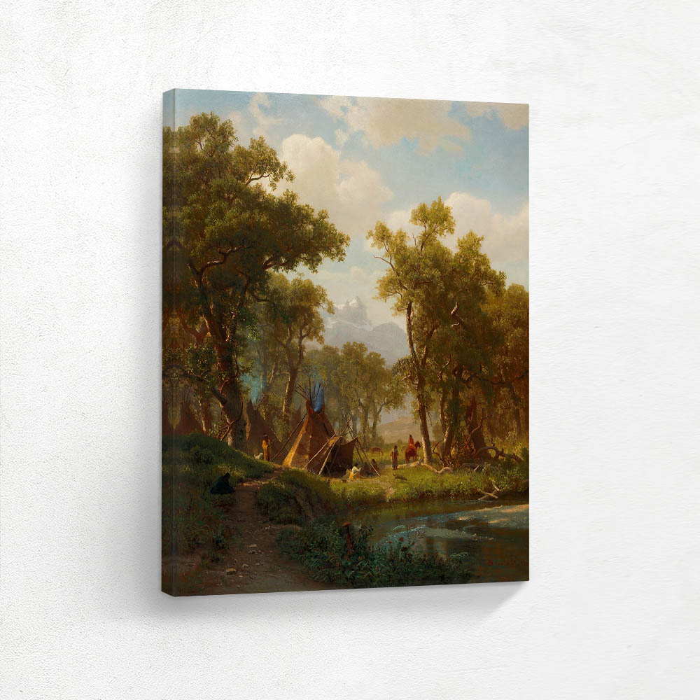 Indian Encampment, Shoshone Village