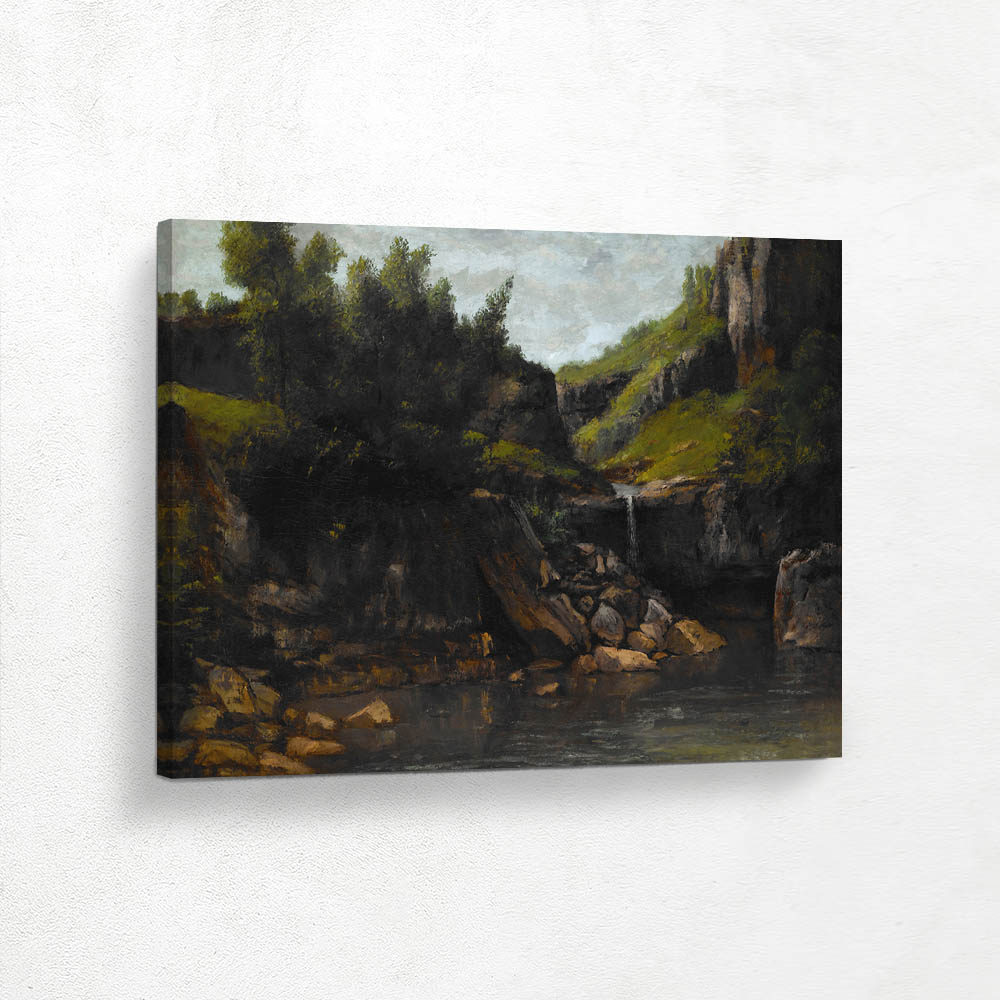 Cascade in a Rocky Landscape