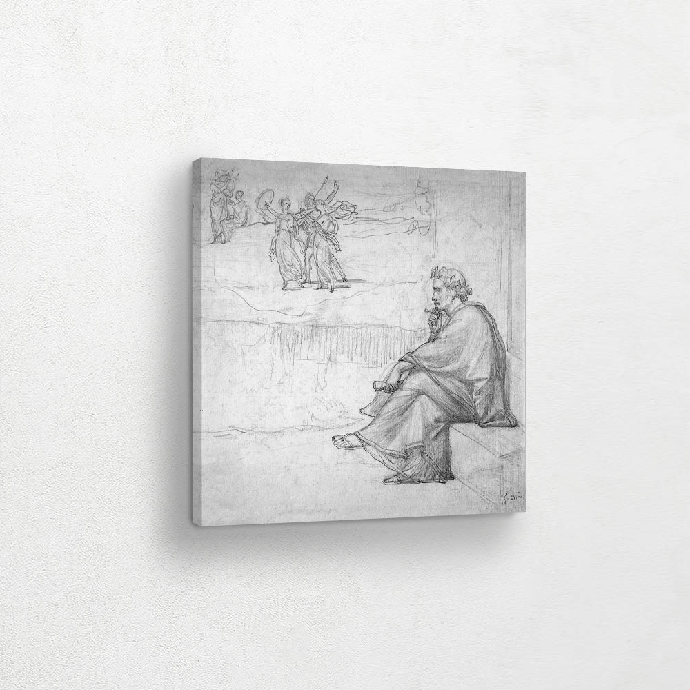 Male figure in classical costume