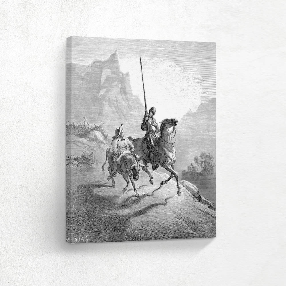 Don Quixote and Sancho Setting Out