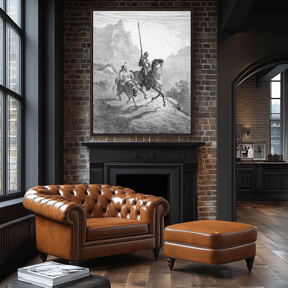 Don Quixote and Sancho Setting Out - Image 3