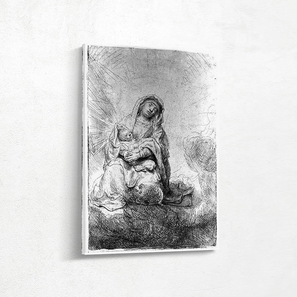 Madonna and Child in the Clouds
