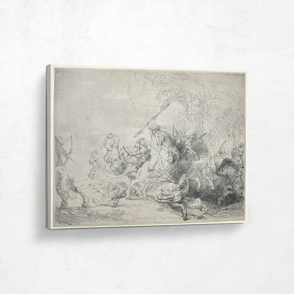 The Large Lion Hunt