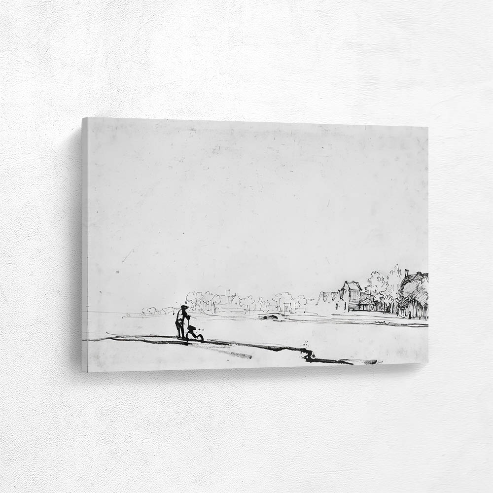 View of Amstel River in Amsterdam