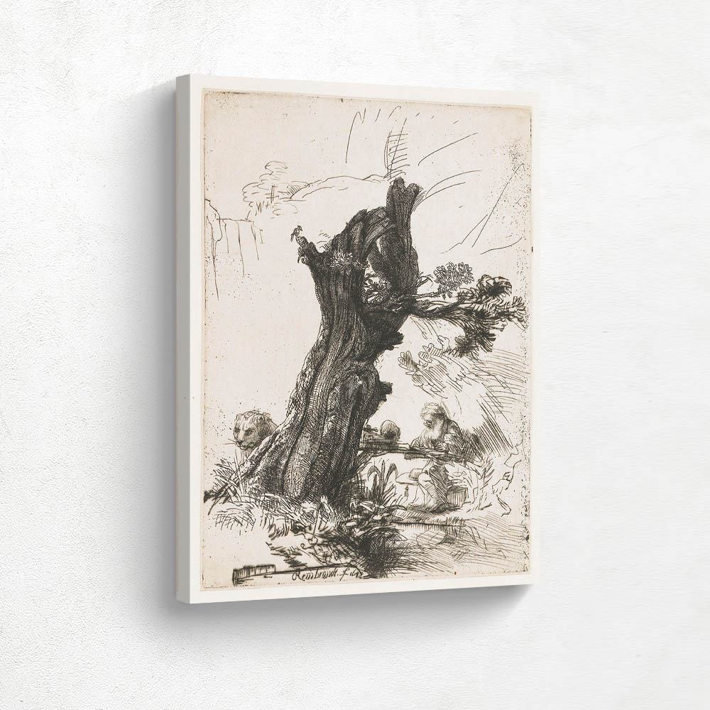 St Jerome Beside a Pollard Willow