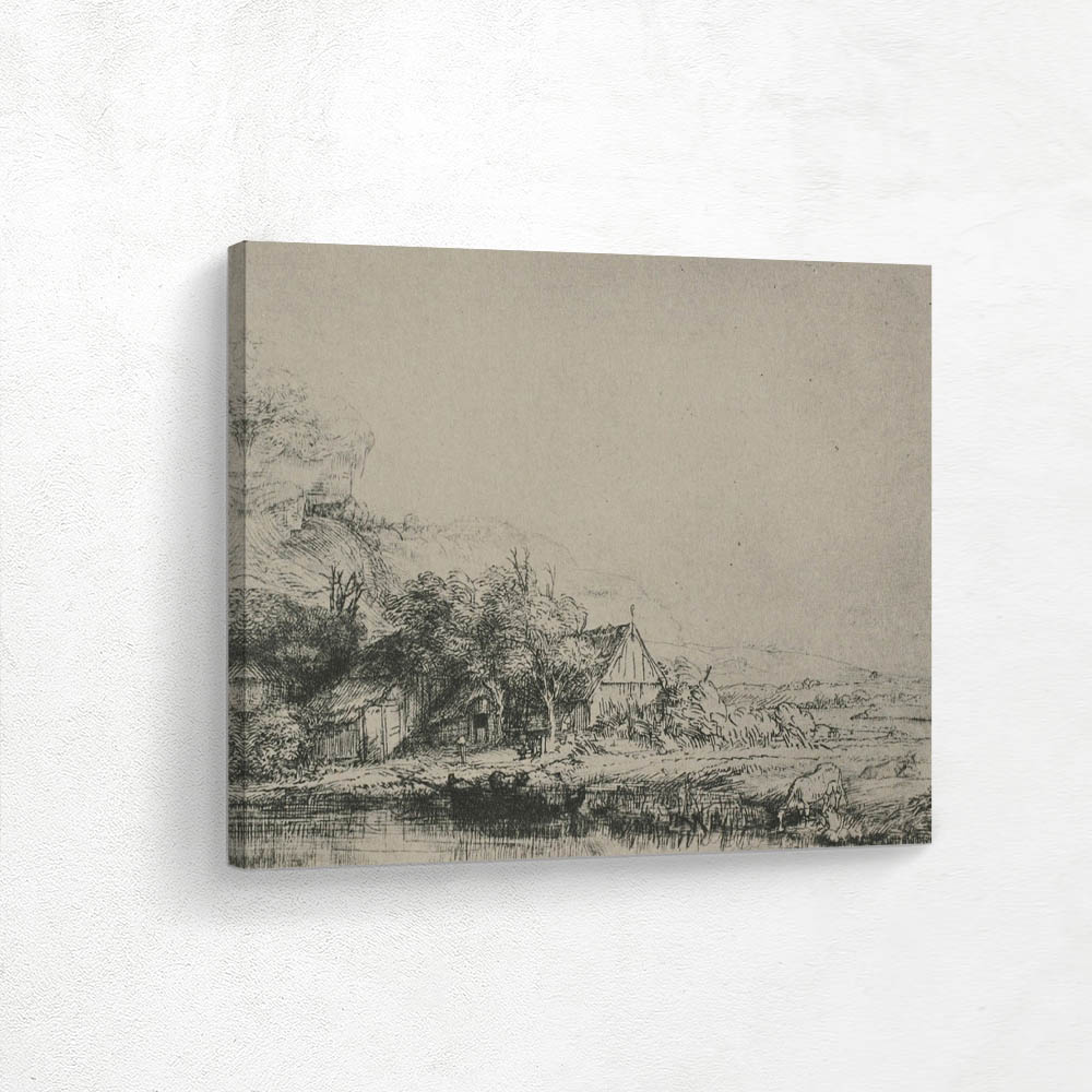 Landscape with a Cow Drinking