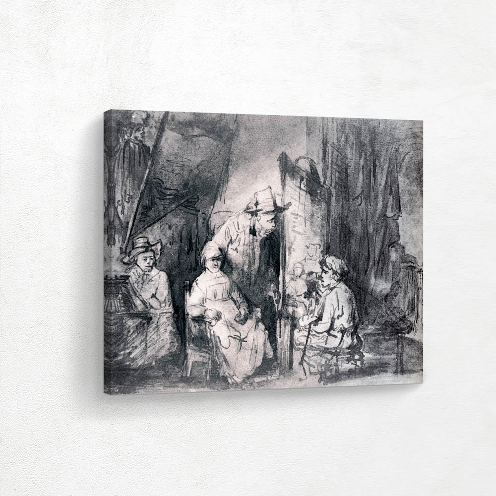 Studio Scene With Sitters