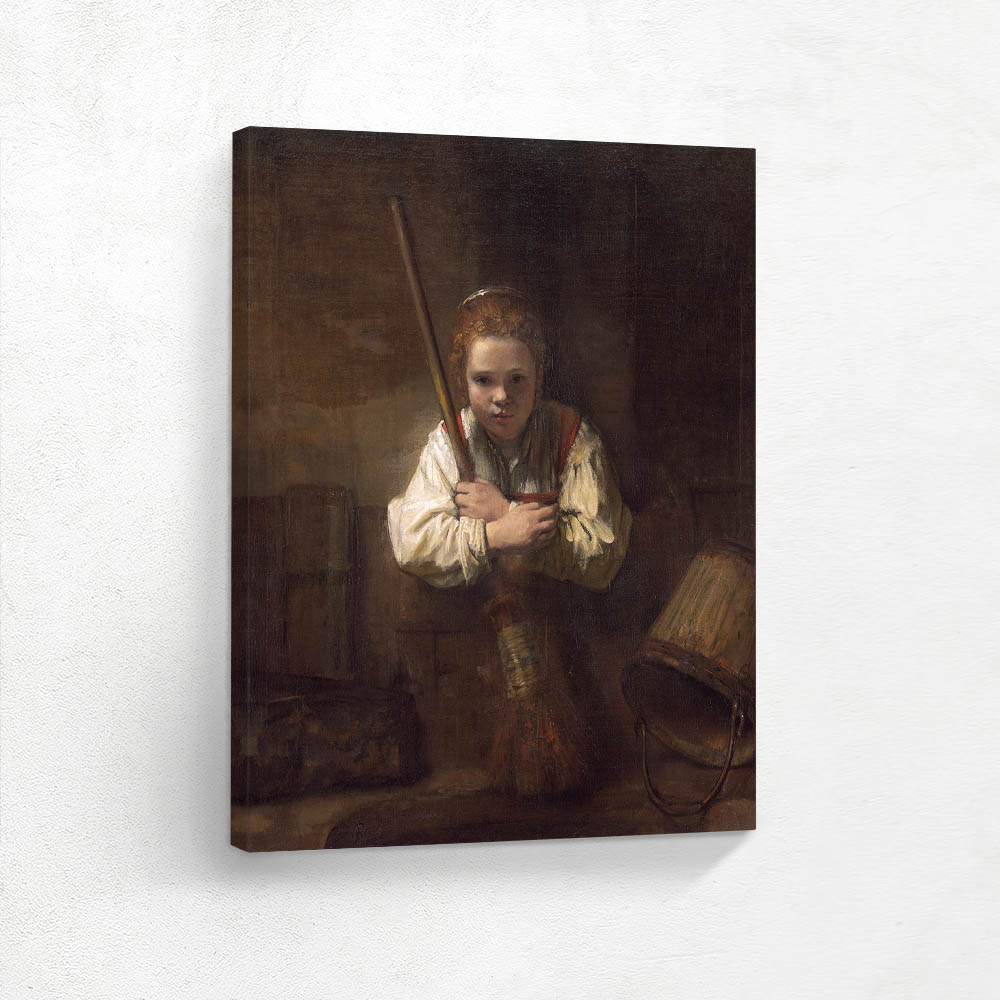 A Girl with a Broom