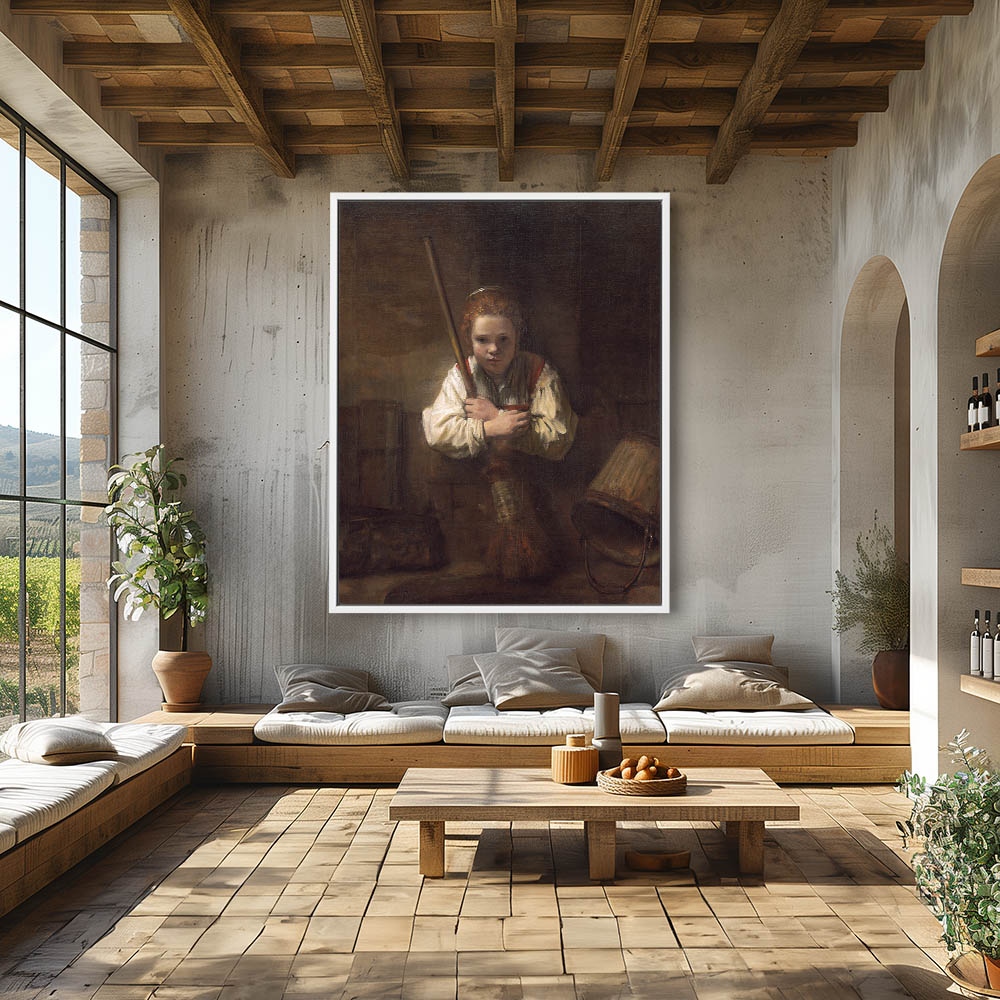 A Girl with a Broom - Image 4