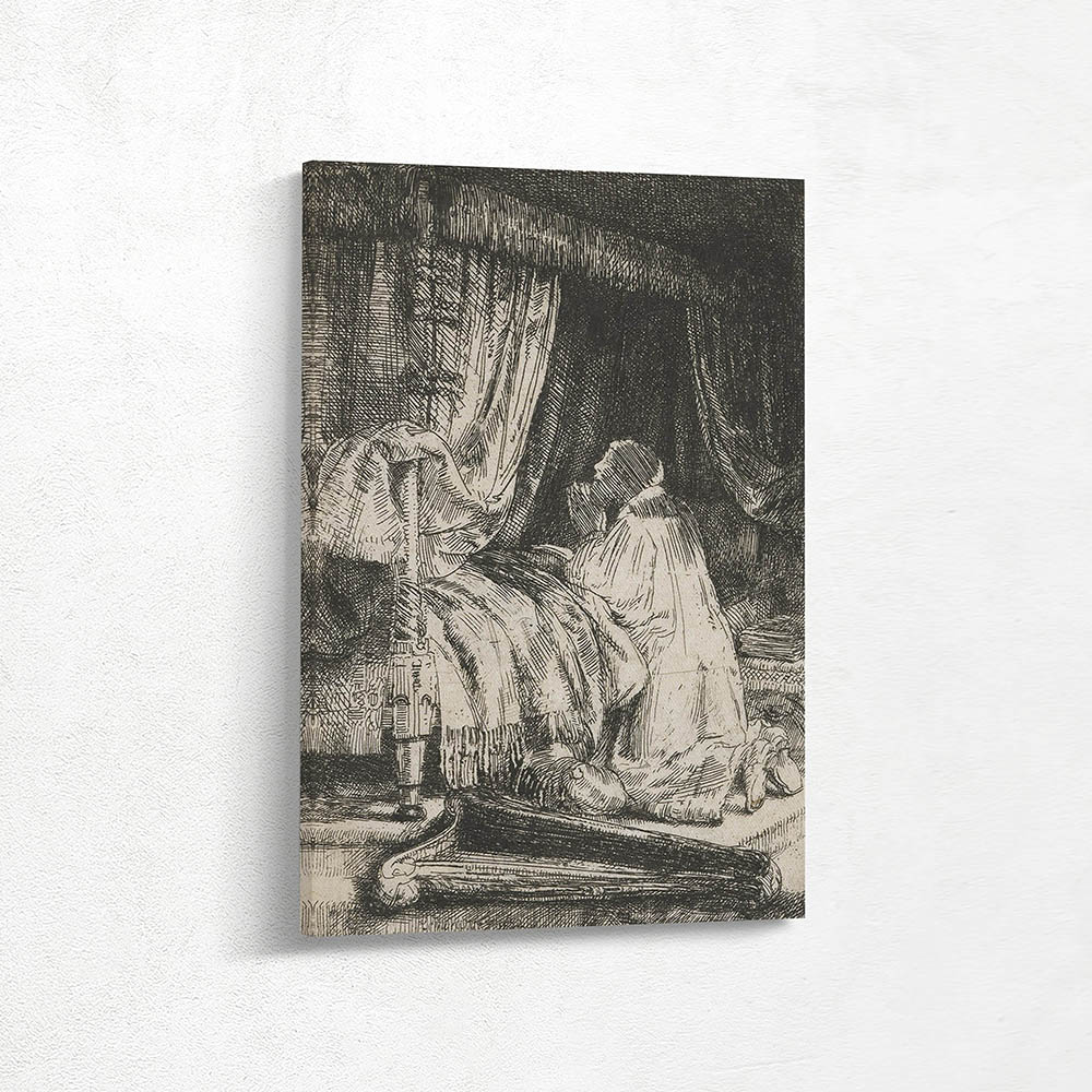 King David at Prayer