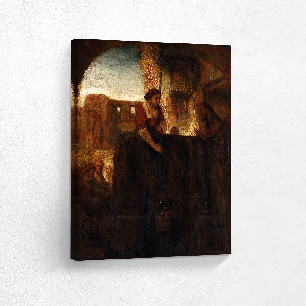 Rembrandt Christ and the Woman of Samaria