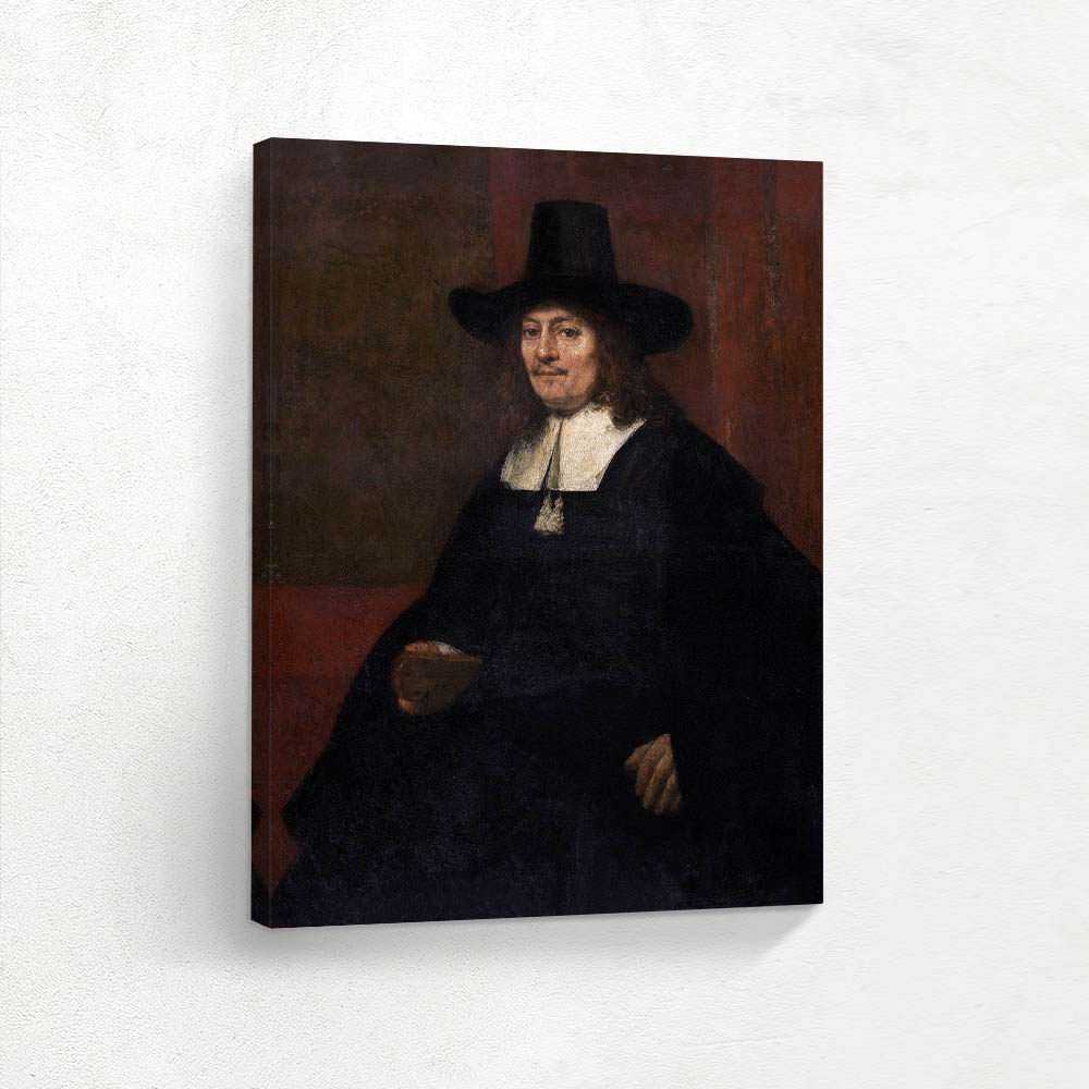 Portrait of a Man in a Tall Hat