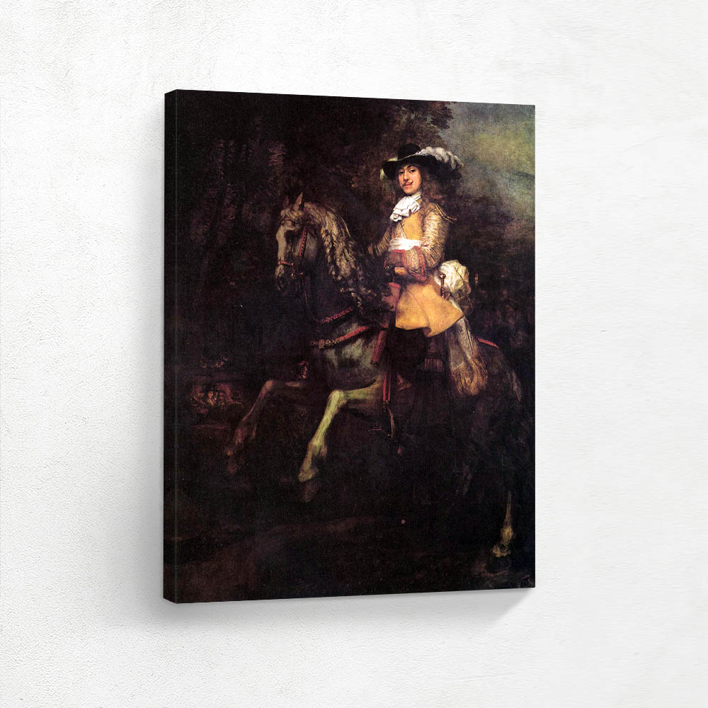 Frederick Rihel on Horseback