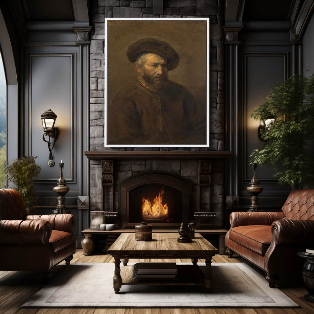 A Study of an Elderly Man in a Cap - Image 4