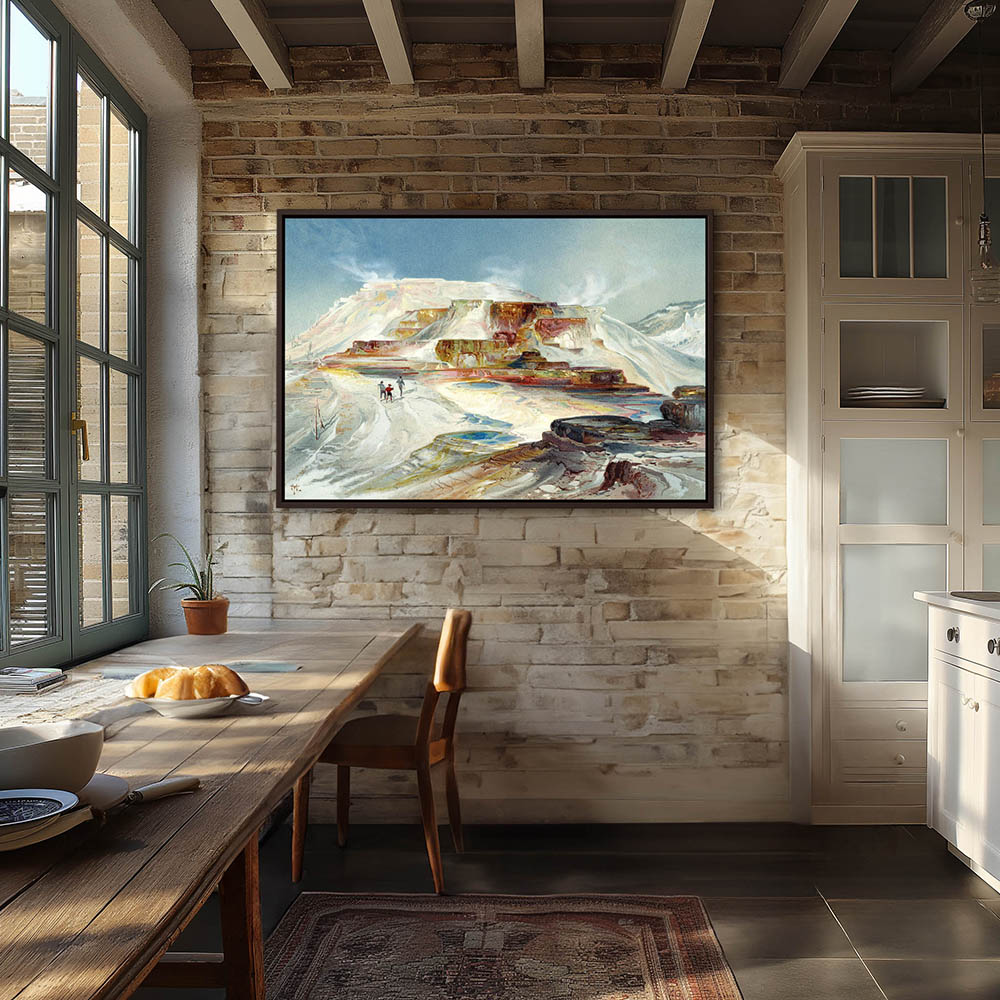 Hot Springs of Gardiners River, Yellowstone - Image 3