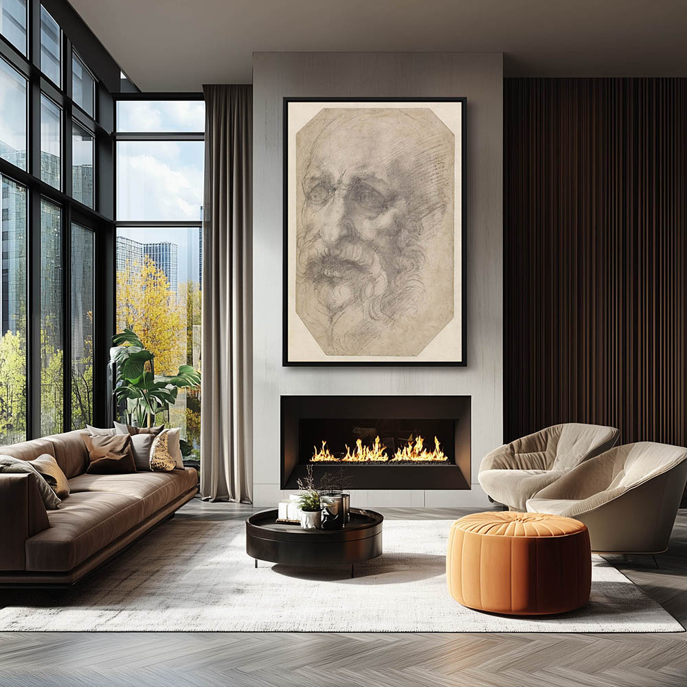 Head of a Bearded Man Turned Slightly - Image 2