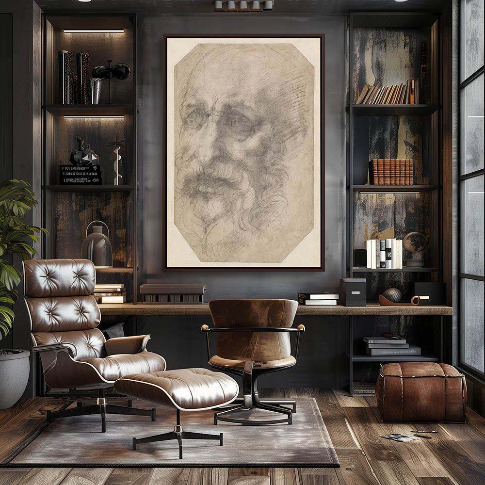 Head of a Bearded Man Turned Slightly - Image 3