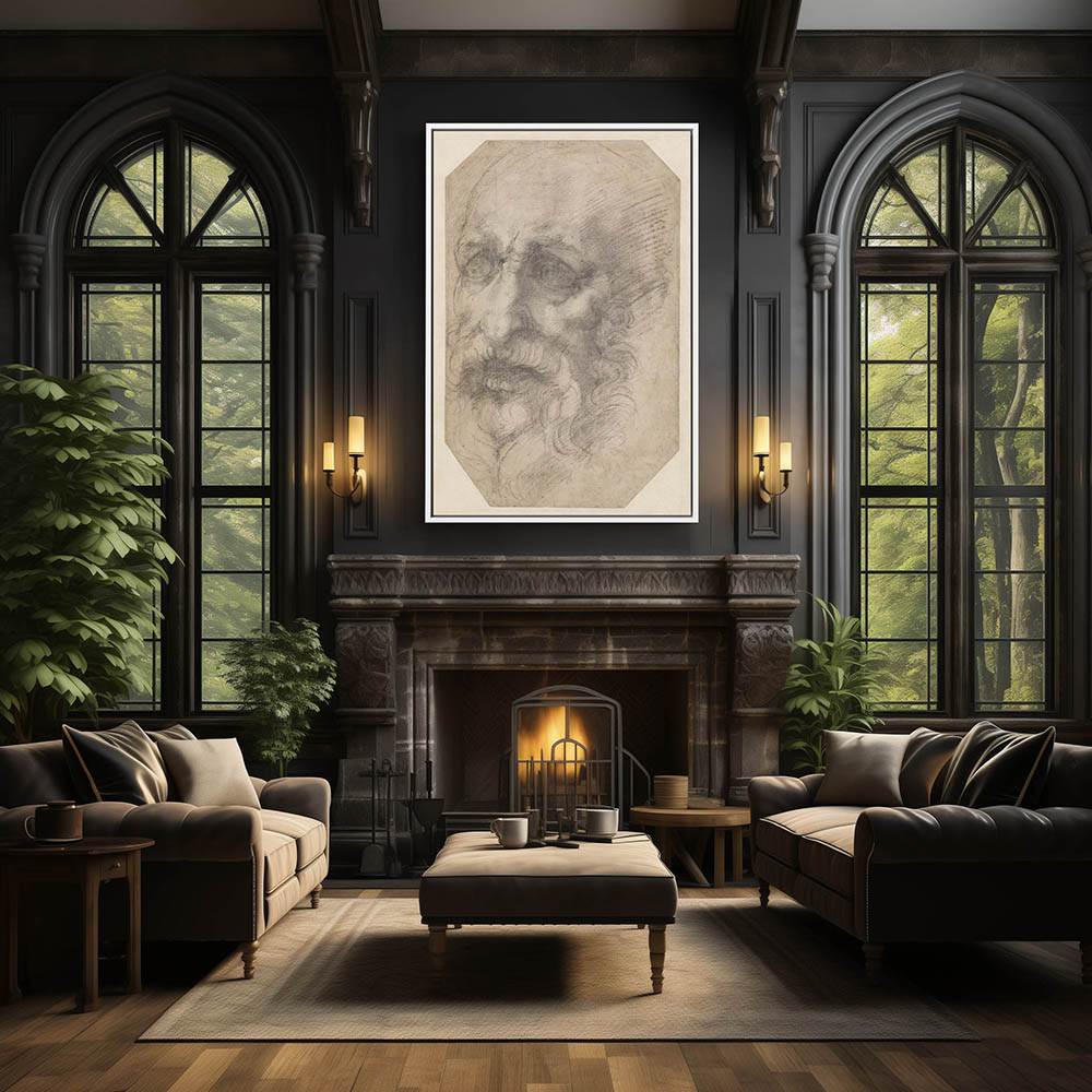 Head of a Bearded Man Turned Slightly - Image 4