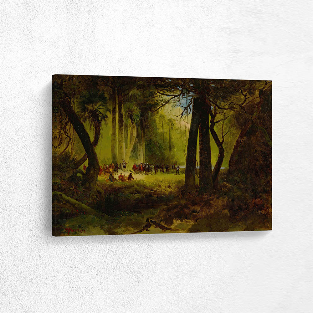 Landscape Wall Art by Thomas Moran, Vinyl Wall Peel, Framed Wall Art, Framed Prints, Poster Prints, Vintage Paintings, Canvas Wall Art framed with Floater Frames