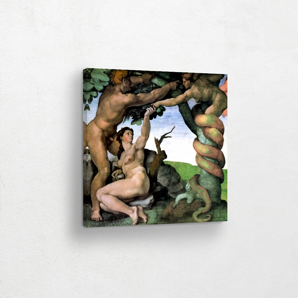 Adam and Eve in the Garden with the Snake