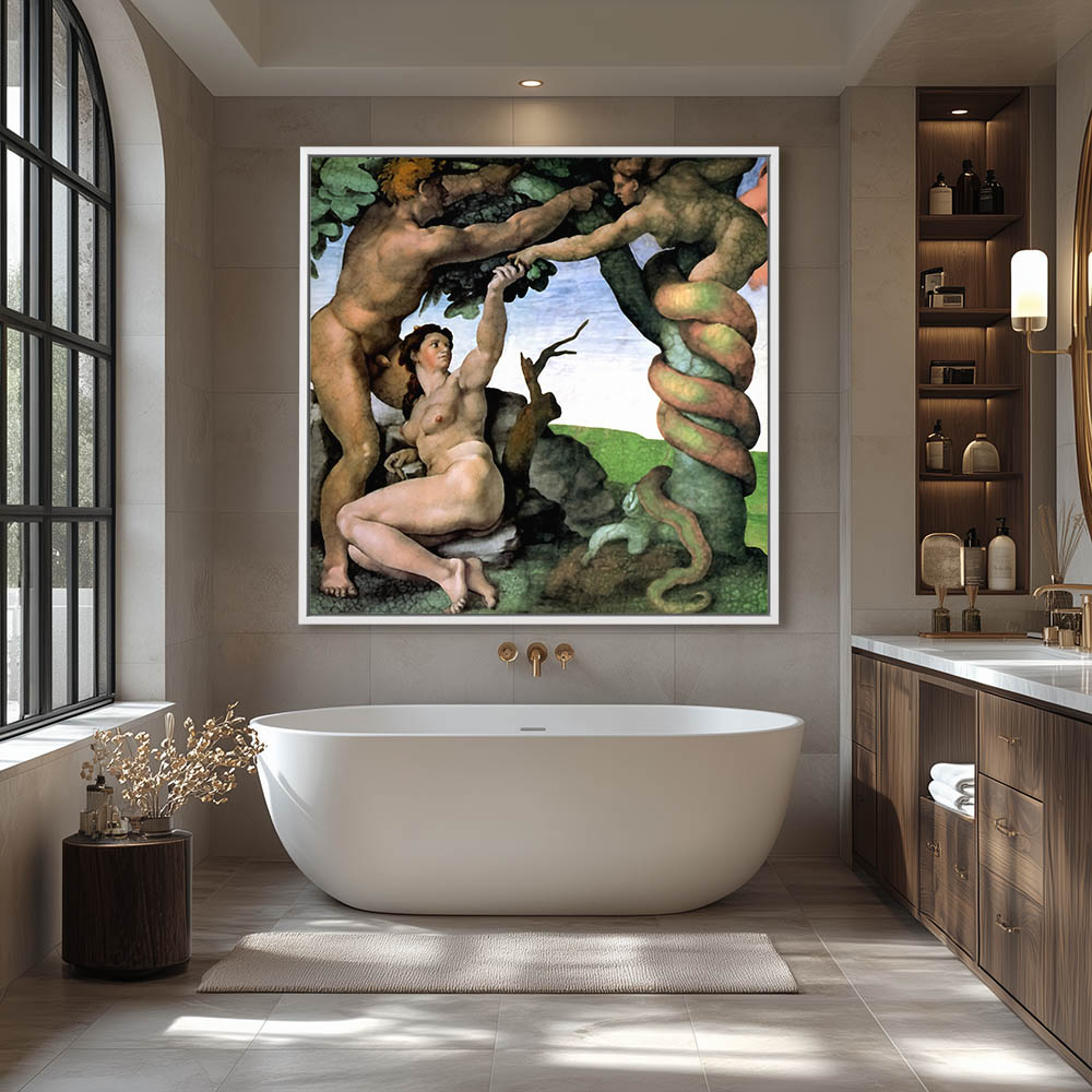 Adam and Eve in the Garden with the Snake - Image 4