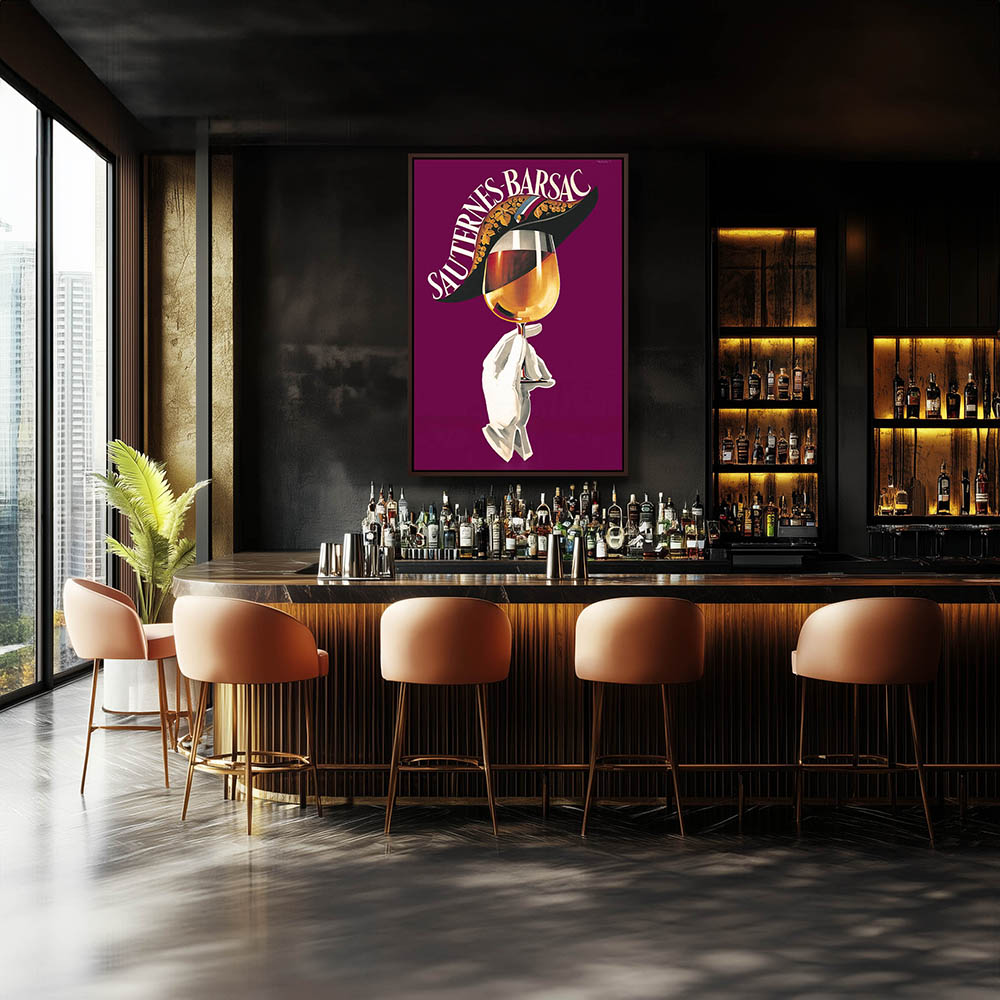 Sauternes Barsac Wine Poster - Image 3